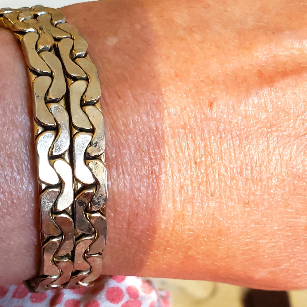 Vintage "Coro" Goldtone Chunky 7.5" Bracelet